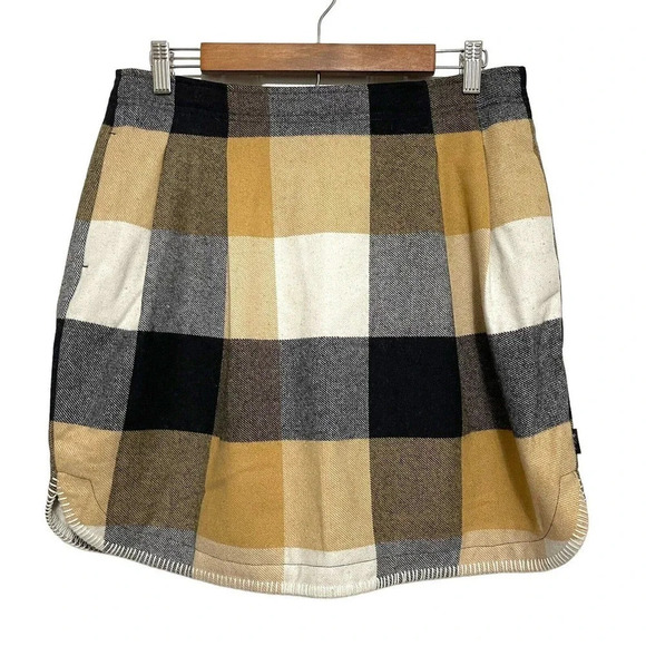 Woolrich Richville Wool Blend Buffalo Plaid Skirt Size 10 - Picture 8 of 8